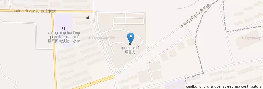 Mapa de ubicacion de 肯德基 en China, Pequim, Hebei, 昌平区.