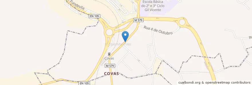 Mapa de ubicacion de Maria La Salete & Irmão, Lda. en ポルトガル, ノルテ, Braga, Ave, Guimarães.