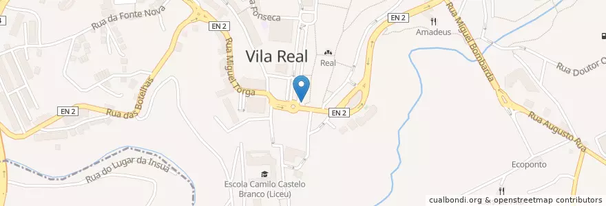 Mapa de ubicacion de Farmácia Galeno en Portugal, Norte, Vila Real, Douro, Vila Real, Vila Real.