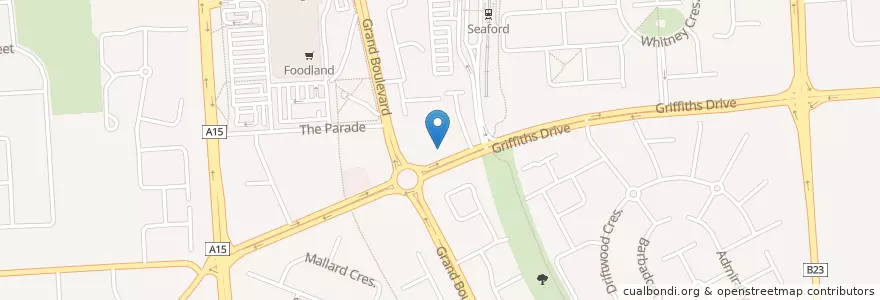 Mapa de ubicacion de Goodstart Early Learning Centre - Seaford Rise en Australia, South Australia, Adelaide, City Of Onkaparinga.