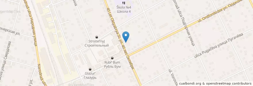 Mapa de ubicacion de Почтовое отделение №3 en Russland, Föderationskreis Südrussland, Oblast Wolgograd, Фроловский Район, Городской Округ Фролово.