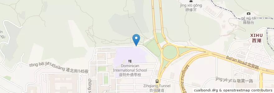 Mapa de ubicacion de 華安宮 en 타이완, 신베이 시, 타이베이시.