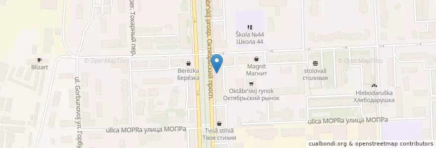 Mapa de ubicacion de ВТБ en روسيا, Приволжский Федеральный Округ, أوبلاست كيروف, Городской Округ Киров.