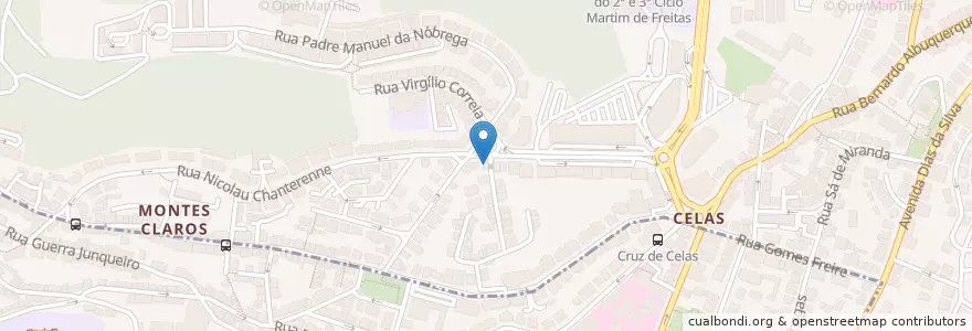 Mapa de ubicacion de Arco Bar en 葡萄牙, Centro, Baixo Mondego, Coimbra, Coimbra.