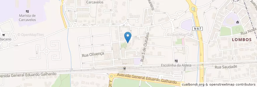 Mapa de ubicacion de Esquadra de Carcavelos en Portugal, Área Metropolitana De Lisboa, Lisboa, Grande Lisboa, Cascais, Carcavelos E Parede.