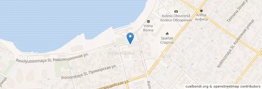 Mapa de ubicacion de Бар "Блюз" en 俄罗斯/俄羅斯, 南部联邦管区, 克拉斯诺达尔边疆区, Городской Округ Геленджик.