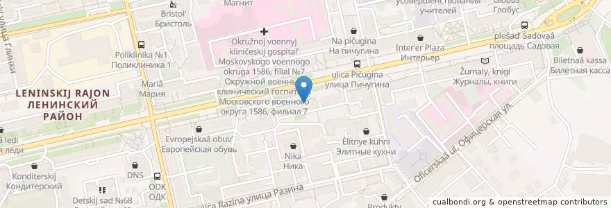 Mapa de ubicacion de Априори en Russia, Distretto Federale Centrale, Владимирская Область, Городской Округ Владимир.