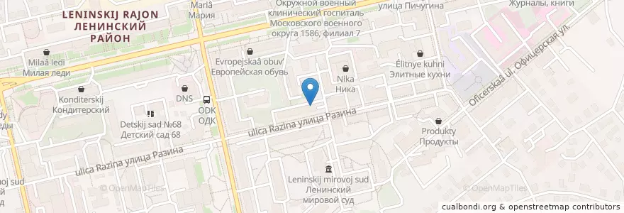 Mapa de ubicacion de Гастродэнс en Rússia, Distrito Federal Central, Владимирская Область, Городской Округ Владимир.