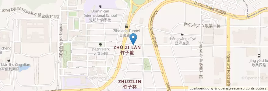 Mapa de ubicacion de 喬治義大利麵 en Taiwán, Nuevo Taipéi, Taipéi, 中山區.