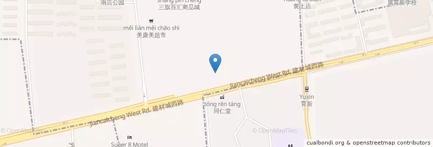 Mapa de ubicacion de 包子铺 en China, Pekín, Hebei, 昌平区, 海淀区.