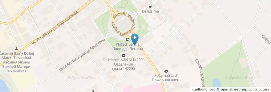 Mapa de ubicacion de Русь, Трактир en ロシア, 中央連邦管区, モスクワ州, Городской Округ Серпухов.