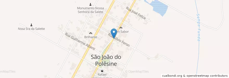 Mapa de ubicacion de Rodoviária de São João Polêsine en ブラジル, 南部地域, リオグランデ・ド・スル, Região Geográfica Intermediária De Santa Maria, Região Geográfica Imediata De Santa Maria, São João Do Polêsine.