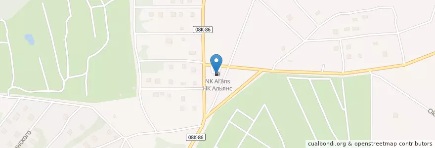 Mapa de ubicacion de ННК, АЗС №7 en Россия, Дальневосточный Федеральный Округ, Хабаровский Край, Городской Округ Хабаровск.