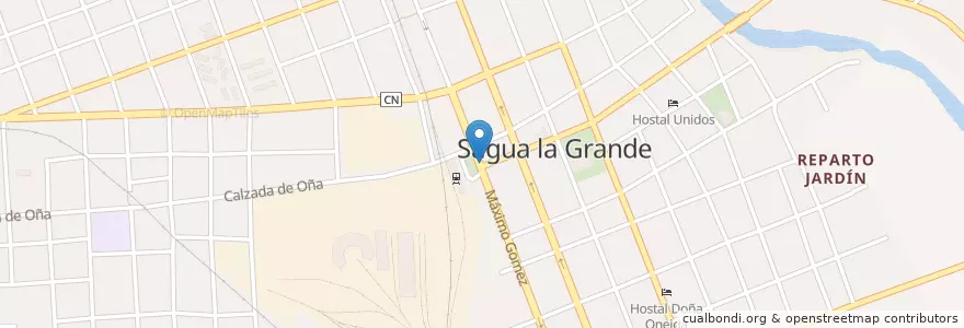 Mapa de ubicacion de Taxis en 古巴, Villa Clara, Sagua La Grande, Ciudad De Sagua La Grande.