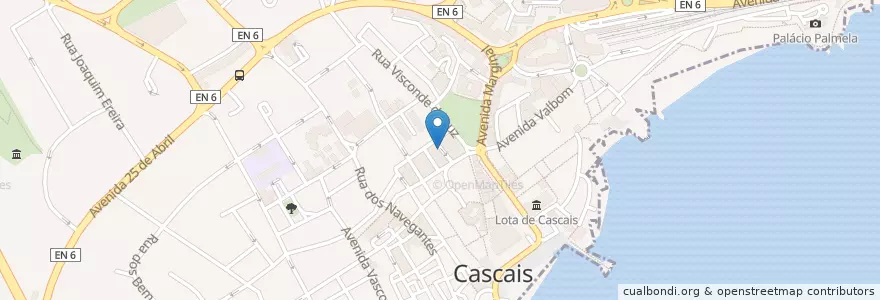 Mapa de ubicacion de La Rocca en Portekiz, Área Metropolitana De Lisboa, Lisboa, Grande Lisboa, Cascais, Cascais E Estoril.