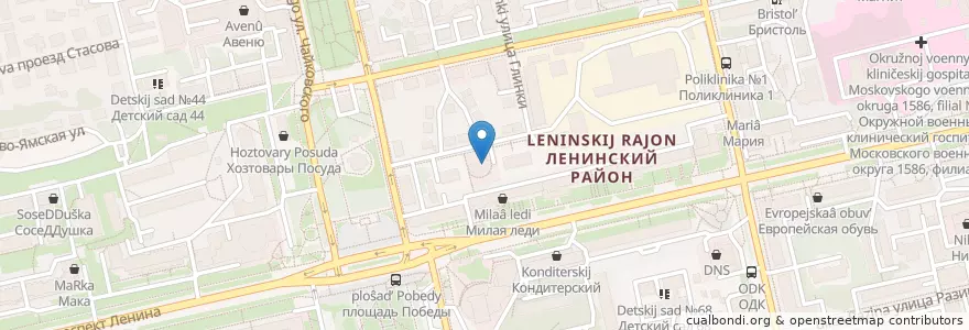 Mapa de ubicacion de Русский стандарт en Rusland, Centraal Federaal District, Владимирская Область, Городской Округ Владимир.