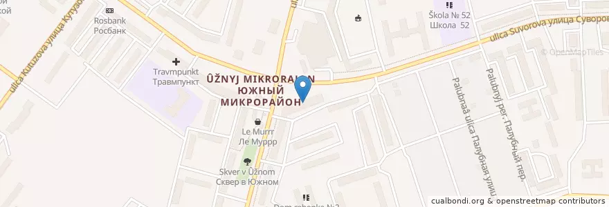 Mapa de ubicacion de Номос-Региобанк en Rusland, Federaal District Verre Oosten, Kraj Chabarovsk, Городской Округ Хабаровск.