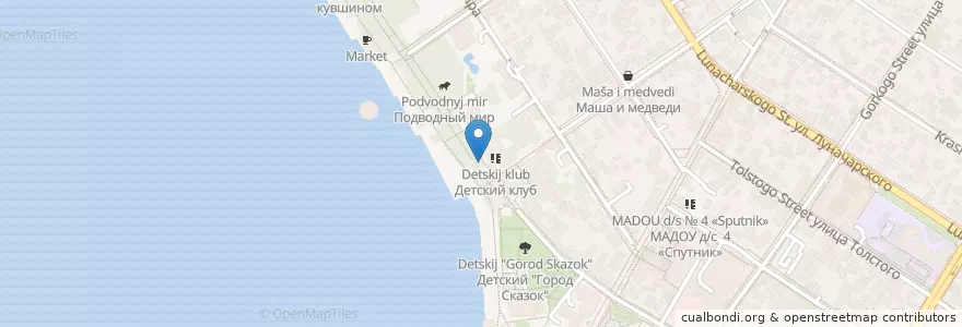 Mapa de ubicacion de Точка en Rússia, Distrito Federal Do Sul, Krai De Krasnodar, Городской Округ Геленджик.