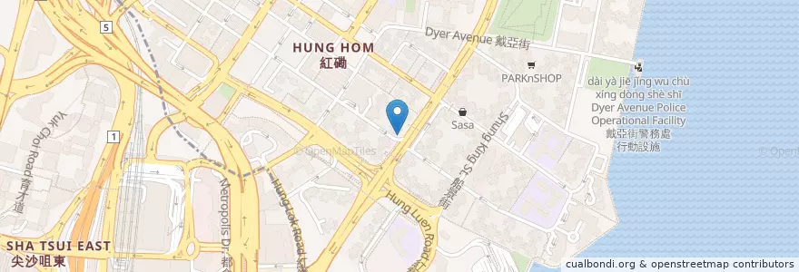 Mapa de ubicacion de Citibank en 中国, 広東省, 香港, 九龍, 新界, 九龍城區 Kowloon City District.