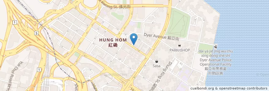 Mapa de ubicacion de China Construction en 中国, 广东省, 香港, 九龍, 新界, 九龍城區.