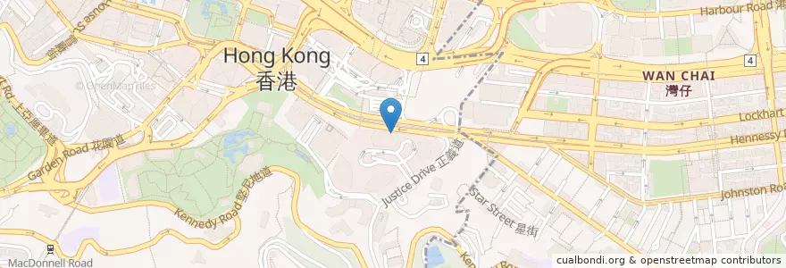 Mapa de ubicacion de AMC Pacific Place en Çin, Guangdong, Hong Kong, Hong Kong Adası, Yeni Bölgeler.