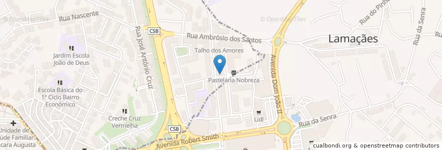 Mapa de ubicacion de Ecoponto en پرتغال, Norte, Braga, Cávado, Braga.