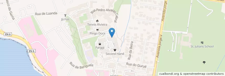 Mapa de ubicacion de Taberna 12 en پرتغال, Área Metropolitana De Lisboa, Lisboa, Grande Lisboa, Cascais, Carcavelos E Parede.