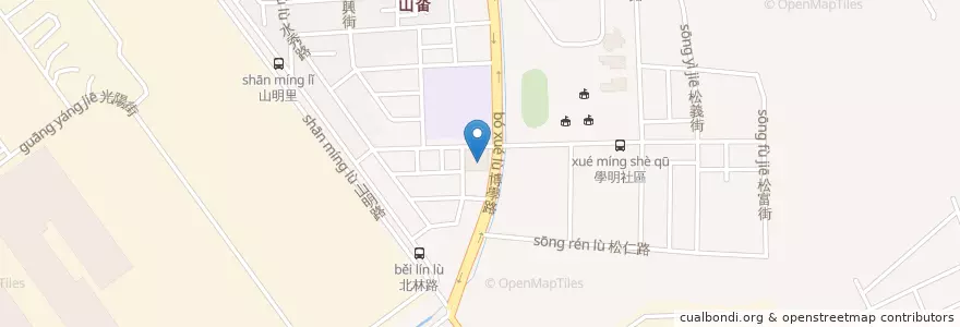 Mapa de ubicacion de 高雄市立圖書館小港分館 en 臺灣, 高雄市, 小港區.