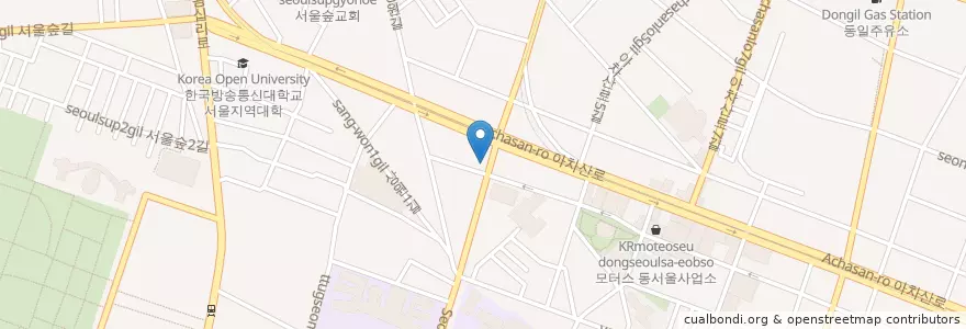 Mapa de ubicacion de 장흥식당 en 대한민국, 서울, 성동구, 성수1가1동.