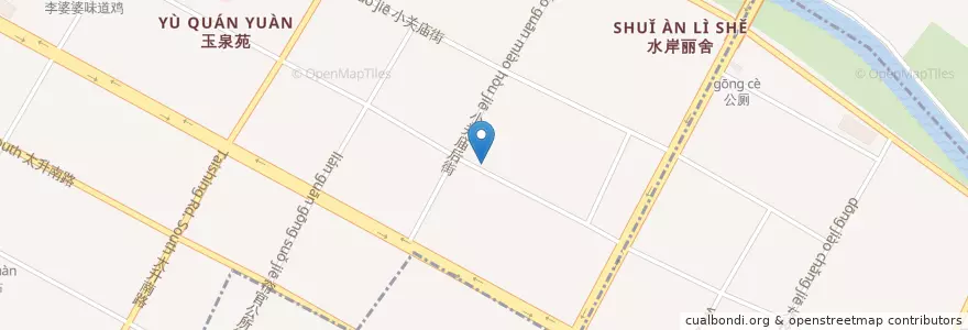 Mapa de ubicacion de 阿苗餐饮 en الصين, سيتشوان, 成都市.