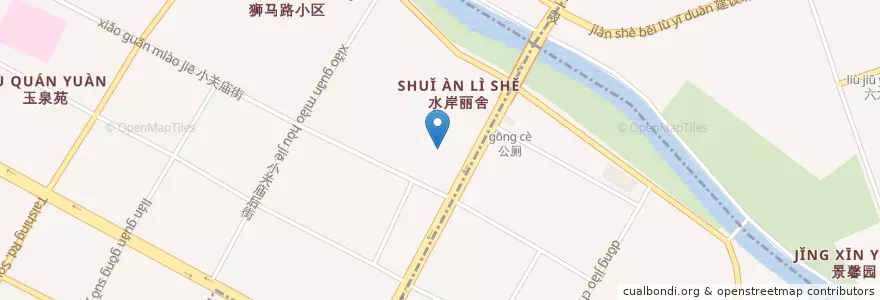 Mapa de ubicacion de 成都市中医医院 en China, Sichuan, 成都市.
