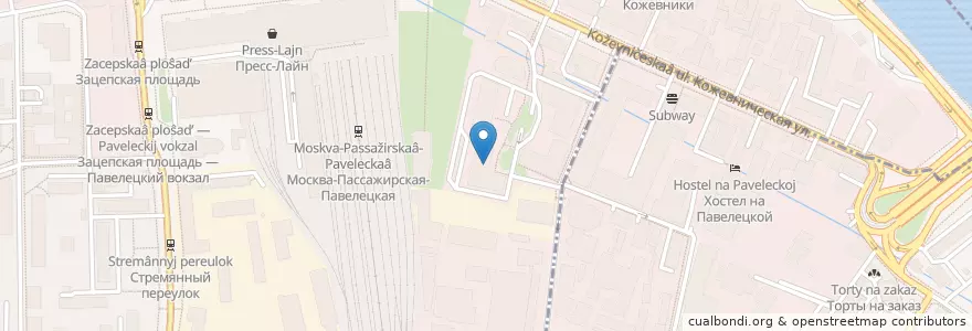 Mapa de ubicacion de Открытие en Russland, Föderationskreis Zentralrussland, Moskau, Zentraler Verwaltungsbezirk, Rajon Samoskworetschje.