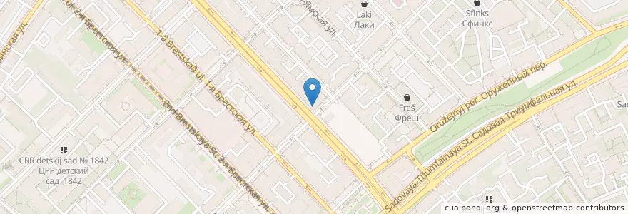 Mapa de ubicacion de Koffee Times en Rússia, Distrito Federal Central, Москва, Центральный Административный Округ, Тверской Район.