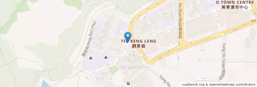 Mapa de ubicacion de 彩明 Choi Ming en 中国, 广东省, 香港 Hong Kong, 新界 New Territories, 西貢區 Sai Kung District.