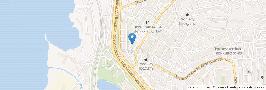 Mapa de ubicacion de Почтовое отделение №62 en Russia, Far Eastern Federal District, Primorsky Krai, Владивостокский Городской Округ.
