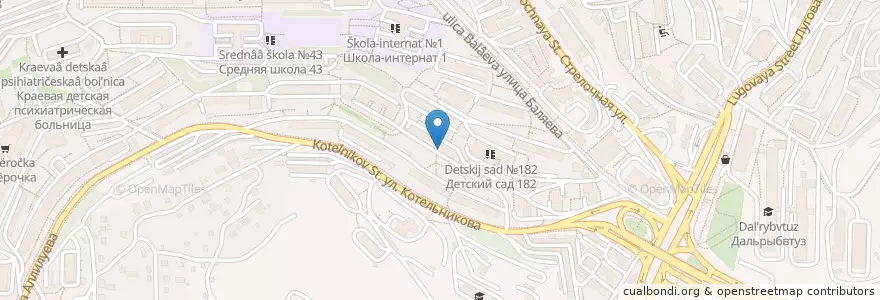 Mapa de ubicacion de Почтовое отделение №87 en Russie, District Fédéral Extrême-Oriental, Kraï Du Primorie, Владивостокский Городской Округ.
