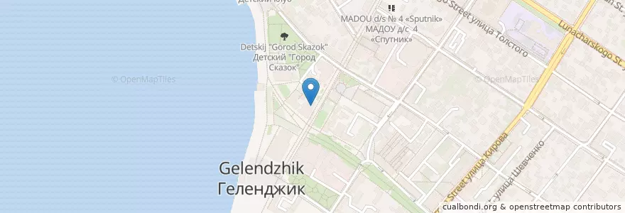 Mapa de ubicacion de MAD en Russland, Föderationskreis Südrussland, Region Krasnodar, Городской Округ Геленджик.