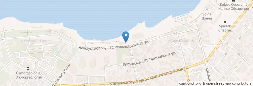 Mapa de ubicacion de Фортуна en Rusia, Южный Федеральный Округ, Krai De Krasnodar, Городской Округ Геленджик.