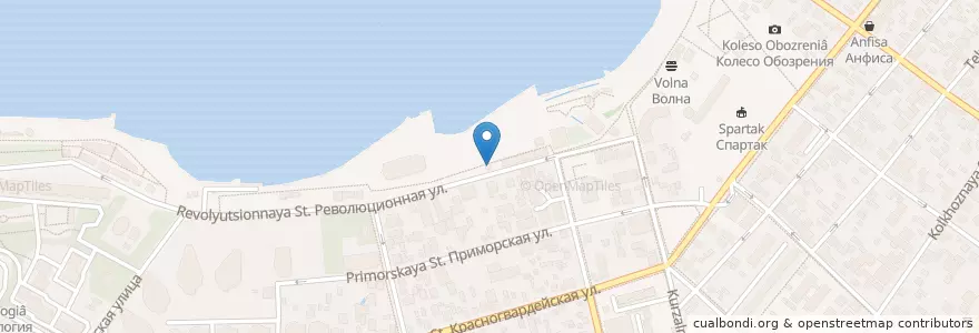 Mapa de ubicacion de Медпункт en Rússia, Distrito Federal Do Sul, Krai De Krasnodar, Городской Округ Геленджик.
