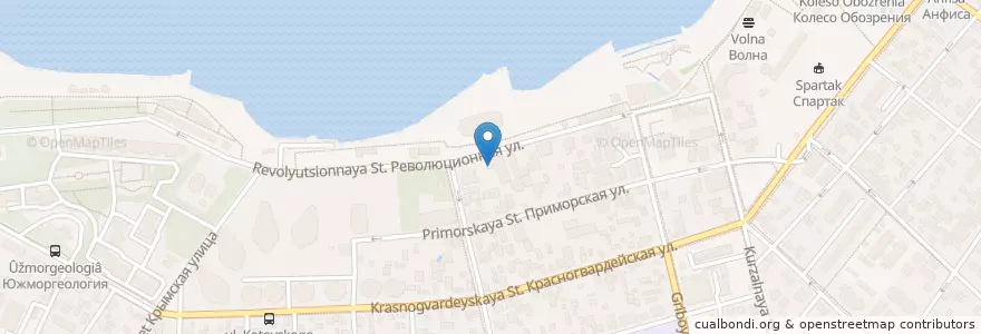 Mapa de ubicacion de Добрый Дворик en Rusia, Южный Федеральный Округ, Краснодарский Край, Городской Округ Геленджик.
