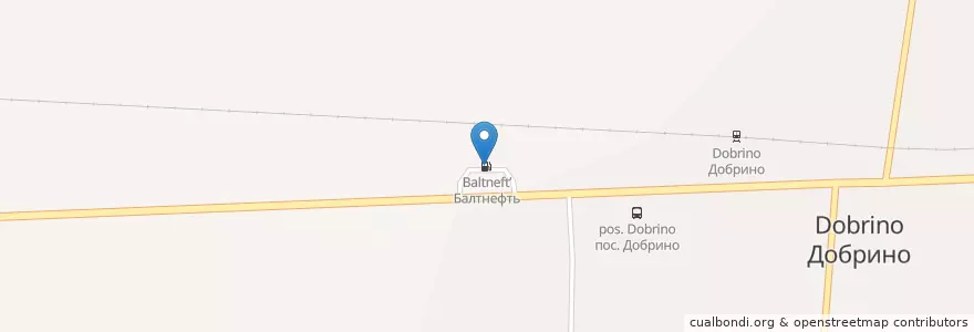 Mapa de ubicacion de Балтнефть en Rússia, Северо-Западный Федеральный Округ, Oblast De Kaliningrado, Гурьевский Городской Округ.