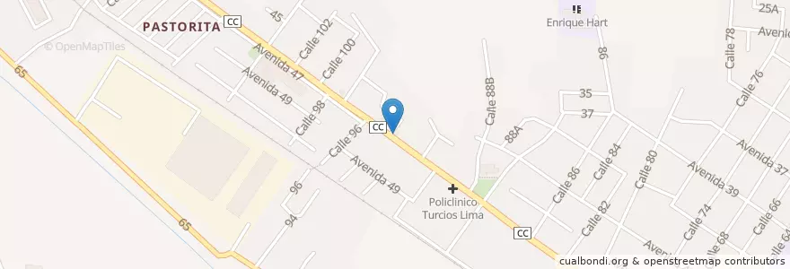 Mapa de ubicacion de RentaCar en Küba, Mayabeque, San José De Las Lajas, Ciudad De San José De Las Lajas, Ciudad De San José De Las Lajas.