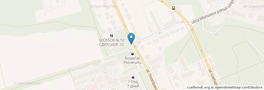 Mapa de ubicacion de Робин Сдобин en ロシア, 中央連邦管区, Воронежская Область, Городской Округ Воронеж.