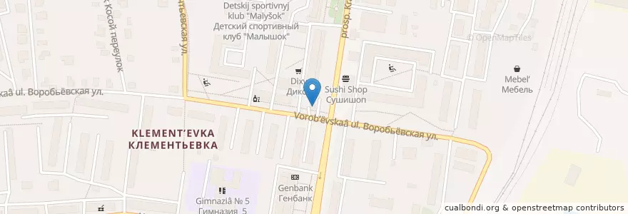 Mapa de ubicacion de Посадское en Rusland, Centraal Federaal District, Oblast Moskou, Сергиево-Посадский Городской Округ.