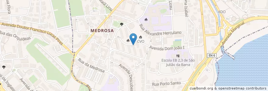 Mapa de ubicacion de The Gift en البرتغال, Área Metropolitana De Lisboa, Lisboa, Grande Lisboa, Oeiras, Oeiras E São Julião Da Barra, Paço De Arcos E Caxias.