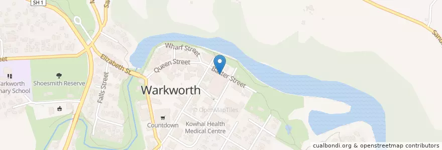 Mapa de ubicacion de Westpac en New Zealand / Aotearoa, Auckland, Rodney.