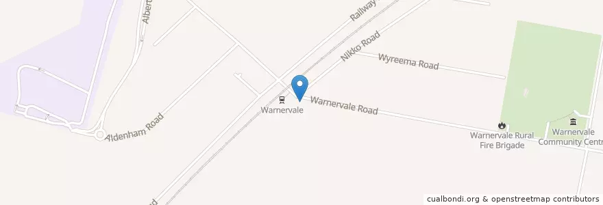 Mapa de ubicacion de Warnies Cafe en 오스트레일리아, New South Wales, Central Coast Council.