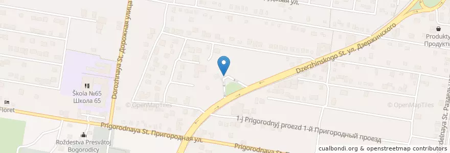Mapa de ubicacion de Лукойл en Russia, South Federal District, Krasnodar Krai, Krasnodar Municipality.