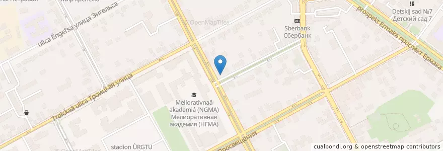Mapa de ubicacion de Отделение связи №346428 en Russie, District Fédéral Du Sud, Ростовская Область, Городской Округ Новочеркасск.