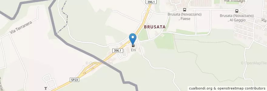 Mapa de ubicacion de Eni en Itália, Novazzano, Circolo Di Stabio, Lombardia, Circolo Di Stabio, Novazzano.